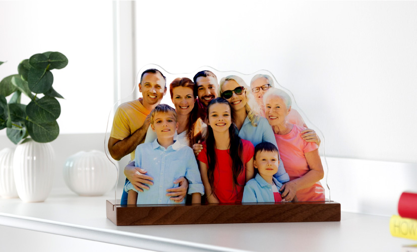 Familienbild als Fotogeschenk Dein Familienbild als Erinnerung zu Ostern - Einzigartige Idee für Ostern